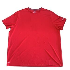 Athletic Works Red Athletic Work Out Lightweight Short Sleeve Tee Shirt Size 3XL
